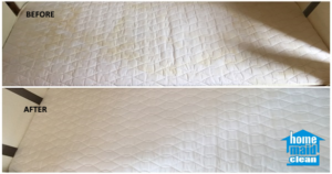 Baby cot steam cleaning mattress stains