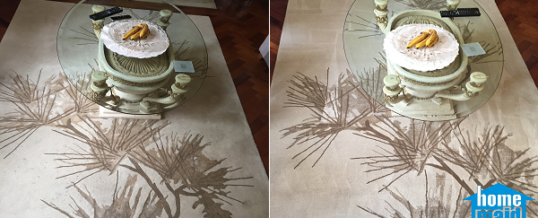 Beige rug steam cleaning in Mayfair, West End